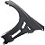Paralama Lancer Evolution X 2010 2011 2012 2013 2014 2015 Motorista Esquerdo - Imagem 3