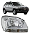 Farol Dianteiro Máscara Cromada Sportage 2005 2006 2007 2008 Direito Passageiro 92102-1F031 - Imagem 1