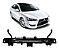Alma Lâmina Parachoque Dianteiro Mitsubishi Lancer 2012 2013 2014 2015 2016 2017 2018 2019 6400B998 - Imagem 1