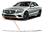 Friso Inferior Cromado Spoiler Dianteiro Mercedes C180 Avantgarde C200 Boost Híbrido 2018 2019 2020 A2058852901 - Imagem 2
