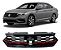 Grade Frontal Superior do Parachoque Dianteiro Jetta Gli Friso Vermelho 2019 2020 2021 2022 17A853651AD - Imagem 1
