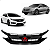 Grade Dianteira Com Emblema Civic G10 2017 2018 2019 2020 2021 Black Piano - Imagem 1
