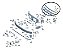 travessa do painel frontal Mercedes C200 C300 2022 2023 2024 2025 2026 A2066201100 - Imagem 2