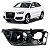 Carcaça Farol Audi Q3 2011 2012 2013 2014 2015 Lado Esquerdo Motorista - Imagem 1