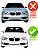 Grade Farol Milha Friso Prateado Bmw 116i 118i 120i 2012 2013 2014 2015 Esquerdo 51117341611 - Imagem 2