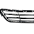 Grade Inferior Parachoque Fusion 2013 2014 2015 2016 Com Friso Cromado - Imagem 3