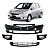 Kit Grade Inferior + Parachoque + Milha Honda Fit 2007 2008 - Imagem 1