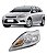 Farol Dianteiro Cromado Focus 2009 2010 2011 2012 2013 Esquerdo Motorista - Imagem 1