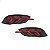Refletor Led Drl Traseiro Honda Civic G10 2017 2018 2019 2020 2021 Par - Imagem 2