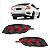 Refletor Led Drl Traseiro Honda Civic G10 2017 2018 2019 2020 2021 Par - Imagem 1