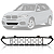 Grade Inferior Parachoque dianteiro Bmw X5 M Sport 2013 2014 51118054012 - Imagem 1