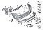 Spoiler Parachoque Traseiro Bmw G06 X6 M Sport 2020 2021 2022 2023 51128080948 - Imagem 2