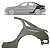 Retalho Folha Lateral Audi A4 B9 Sedan 2021 2022 2023 2024 Lado Esquerdo Motorista 8WD810075A - Imagem 1