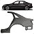 Retalho Folha Lateral Audi A4 B9 Sedan 2021 2022 2023 2024 Lado Esquerdo Motorista 8WD810075A - Imagem 2