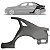 Retalho Folha Lateral Audi A4 B9 Sedan 2021 2022 2023 2024 Lado Esquerdo Motorista 8WD810075A - Imagem 1