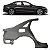 Retalho Folha Lateral Audi A4 B9 Sedan 2021 2022 2023 2024 Lado Direito Passageiro 8WD810076A - Imagem 2