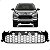 Grade Colmeia Dianteiro Mitsubishi Pajero Sport 2021 2022 2023 2024 6402A557 - Imagem 1