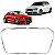 Friso Moldura Cromada Grade Superior Audi A1 2011 2012 2013 2014 2015 - Imagem 1