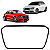 Friso Moldura Grade Superior Black Piano Audi A1 2011 2012 2013 2014 2015 - Imagem 1
