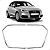 Friso Moldura Cromada Grade Superior Dianteira Audi A1 2016 2017 2018 - Imagem 1