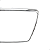 Friso Moldura Cromada Grade Dianteira Audi A4 2009 2010 2011 2012 Novo - Imagem 5