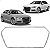 Friso Moldura Cromada Grade Superior Audi A4 2016 2017 2018 2019 8W0853651F - Imagem 1