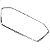 Friso Moldura Cromada Grade Superior Audi A4 2020 2021 2022 2023 2024 2025 - Imagem 3