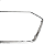 Friso Moldura Cromada Grade Superior Audi A4 2020 2021 2022 2023 2024 2025 - Imagem 5