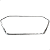 Friso Moldura Cromada Grade Superior Audi A4 2020 2021 2022 2023 2024 2025 - Imagem 2