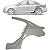 Retalho Folha Lateral Cruze 2012 2013 2014 2015 2016 Esquerdo Motorista 95057516 Novo - Imagem 1