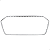 Friso Moldura Grade Superior Dianteira Audi A5 2020 2021 2022 2023 2024 2025 Cromado - Imagem 2