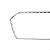 Friso Moldura Grade Superior Dianteira Audi A5 2020 2021 2022 2023 2024 2025 Cromado - Imagem 4