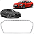 Friso Moldura Grade Superior Dianteira Audi A5 2020 2021 2022 2023 2024 2025 Cromado - Imagem 1