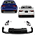Spoiler Difusor Parachoque Traseiro Audi A4 2020 2022 2023 2024 Novo - Imagem 1