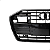 Grade Superior Dianteira Audi A6 C8 2019 2020 2021 2022 Black Piano - Imagem 3