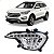 Farol Milha LedGrand Santa Fé 2013 2016 Esquerdo Motorista 92201B8100 - Imagem 2