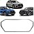 Friso Grade Moldura Prateada Audi Q5 2021 2022 2023 24 2025 - Imagem 1