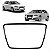 Friso Dianteiro Moldura Grade Black Piano Audi A3 2009 2010 2011 2012 8P0807715A2ZZ Novo - Imagem 1