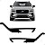 Par Dianteiro Friso Acabamento Inferior Volvo Xc60 2022 2024 - Imagem 1
