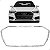 Friso Moldura Grade Superior Cromada Audi A6 C8 2019 2020 2021 2022 - Imagem 1