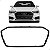 Friso Moldura Grade Superior Black Piano Audi A6 2019 2020 2021 2022 - Imagem 1