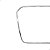 Friso Moldura Cromada Grade Superior Audi Q3 2012 2013 2014 2015 8U0853651J - Imagem 4