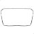 Friso Moldura Cromada Grade Superior Audi Q3 2012 2013 2014 2015 8U0853651J - Imagem 2