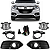 Kit Completo Grade Farol Milha Honda Hr-v 2019 2020 2021 - Imagem 1