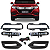 Kit Completo Grade Moldura Farol Milha Led Dianteiro Honda Hr-v Hrv 2019 2020 2021 - Imagem 1