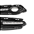 Par Grade Milha Drl Daylight Led Dianteiro Honda Hr-v Hrv 2015 2016 2017 2018 Novo 71106-T7T-M1 - Imagem 4