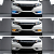 Par Grade Milha Drl Led Daylight Dianteiro Honda Hrv Hr-v 2015 2016 2017 2018 Novo 71106-T7T-M1 - Imagem 2