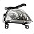 Farol Milha Auxiliar Hyundai Veracruz 2007 2008 2009 2010 2011 2012 Direito Passageiro 922023J000 Novo - Imagem 2
