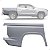 Retalho Folha Lateral Traseira L200 2026 2027 Direito Novo BX54213681586 - Imagem 2