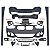 Bodykit Parachoque Dianteiro M Sport BMW 120i 125i 2016 2019 51117429711 - Imagem 6